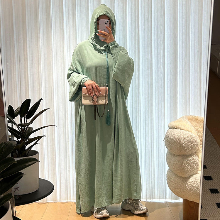 Abaya Muslim Women's Clothes Dubai Middle East Robes Women Clothing Plus Size Dress Women MU-663