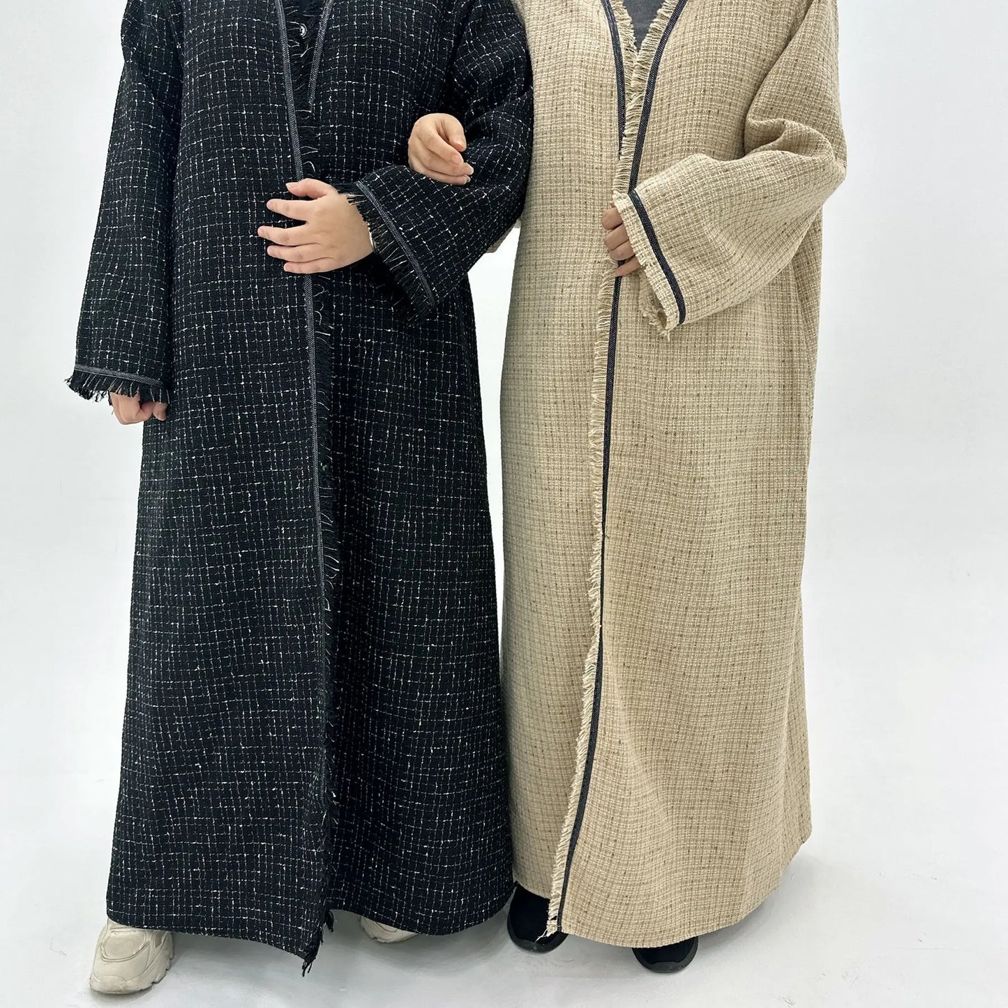 Winter Thicken Abaya for Women Outwear Muslim Eid Long Robe Ramadan Morocco Dubai Abayas Kaftan Islam Jalabiya Dresses 2025