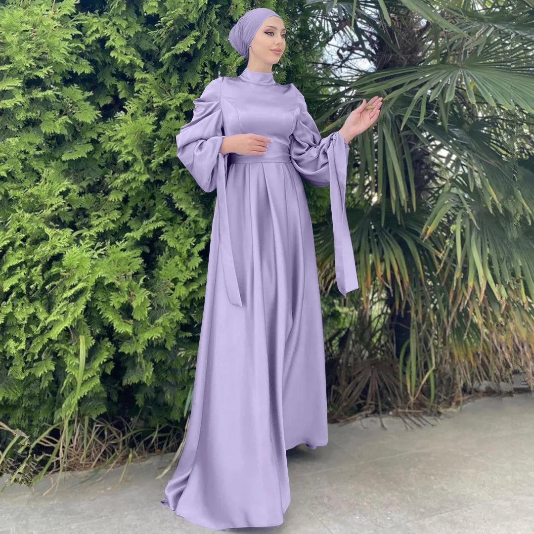 Eid Morocco Dress Women Muslim Abaya Arabic Hijab Dubai  Islam Kaftan Robe Longue Musulmane Vestidos Largos Ramadan 2025