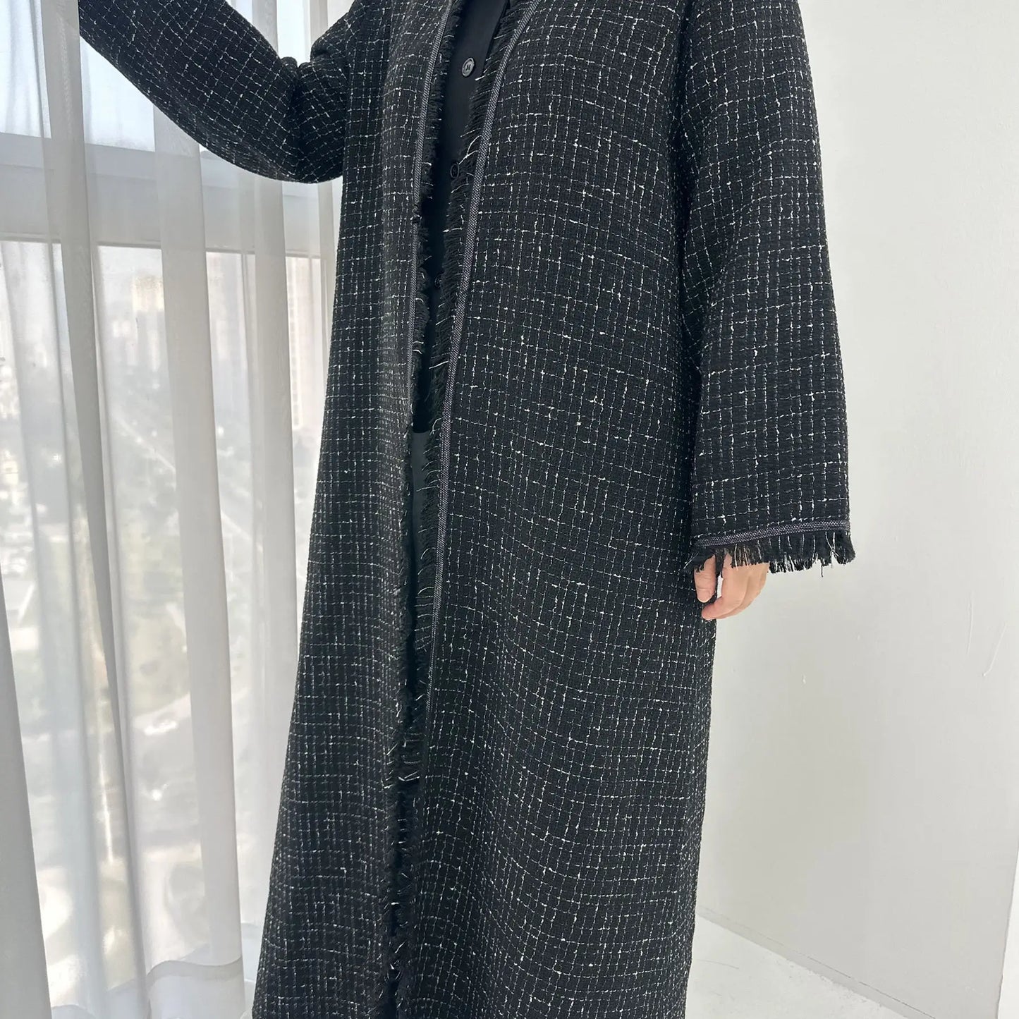 Winter Thicken Abaya for Women Outwear Muslim Eid Long Robe Ramadan Morocco Dubai Abayas Kaftan Islam Jalabiya Dresses 2025