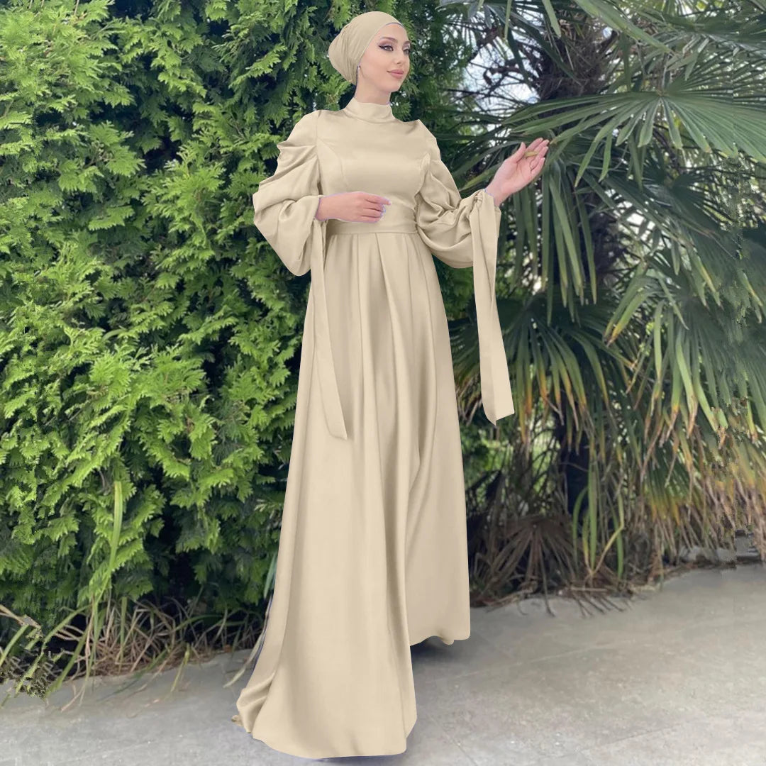 Eid Morocco Dress Women Muslim Abaya Arabic Hijab Dubai  Islam Kaftan Robe Longue Musulmane Vestidos Largos Ramadan 2025