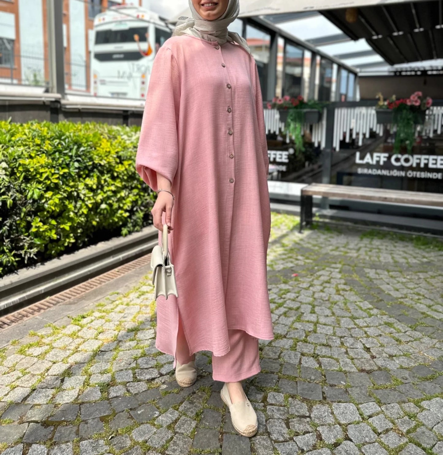 Muslim Dress for Women Blouse 2 Piece Set Long Sleeve Abaya Shirt Wide Leg Pant Suits Arabic Dubai Dresses Musulman Ensembles