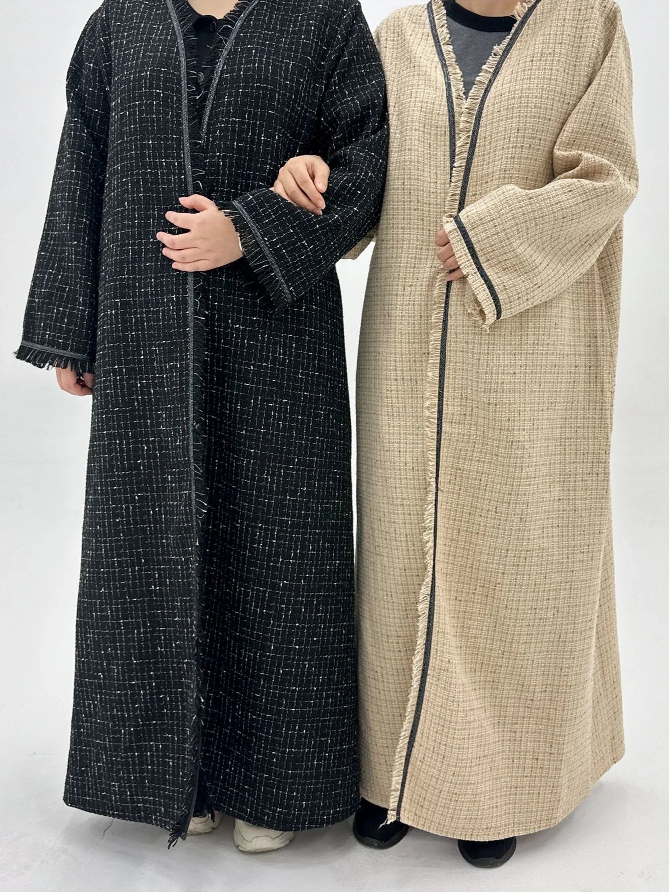 Winter Thicken Abaya for Women Outwear Muslim Eid Long Robe Ramadan Morocco Dubai Abayas Kaftan Islam Jalabiya Dresses 2025