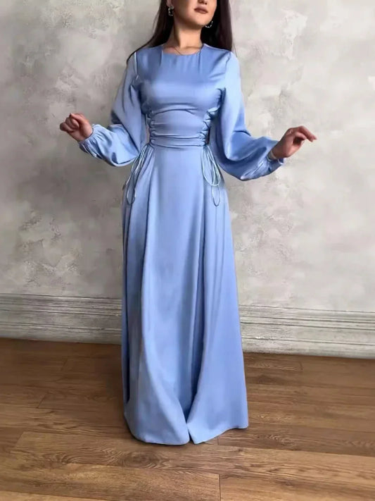 Eid Muslim Abaya Women Party Dresses Jalabiya Arab Long Robe Ramadan Dubai Islam Kaftan Morocco Abayas Modest Vestidos Largos