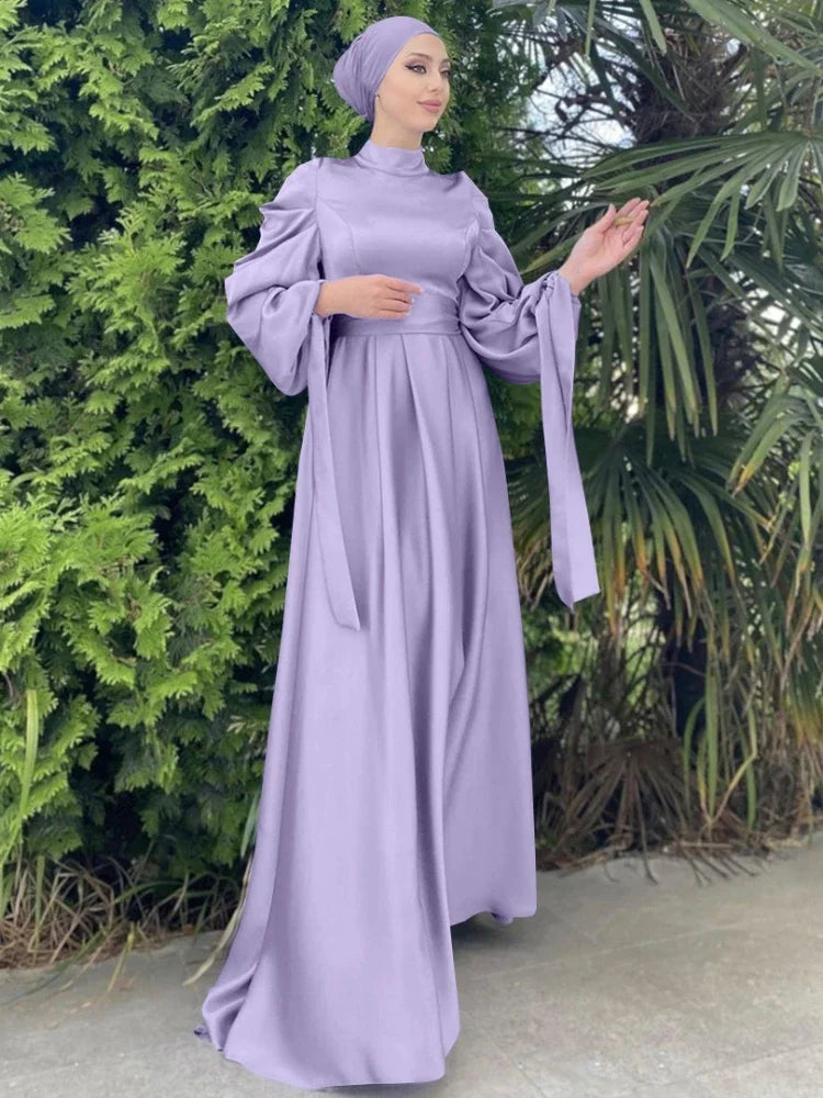 Eid Morocco Dress Women Muslim Abaya Arabic Hijab Dubai  Islam Kaftan Robe Longue Musulmane Vestidos Largos Ramadan 2025